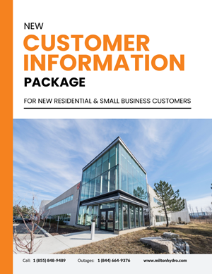 Milton Hydro New Customer Information Package
