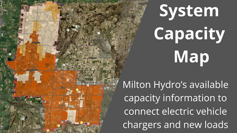 System Capacity Map to connect electric vehicle chargers and new loads